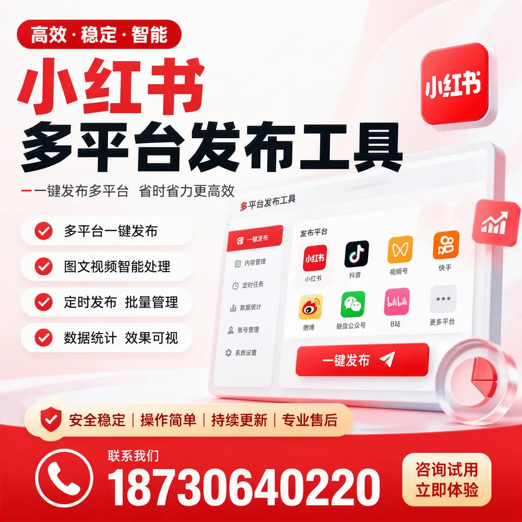 小红书多平台发布工具在 贺州 的应用与优势解析